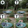 Decorações de jardim Fonte de água solar DIY 9W para decoração de jardim com bicos Tubo de água para banho de pássaros Fonte externa movida a energia solar para lagoas 231013