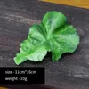 装飾的な花10PCS/ロットPVC素材偽野菜モデルシミュレーショングリーンレタスの葉の子供たちのふりをするキッチンおもちゃをプレイする