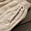 Vintage Yoga Clothes Cotton Linen Women High Waist Pants Baggy Loose Large Oversized Size Women's Cargo Trousers Wide