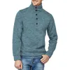 Felpe con cappuccio da uomo Maglione da uomo traspirante Felpa casual Elegante pullover comodo autunno con mezzo dolcevita per