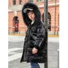 Down Coat 2023 Winter Children's Jacket Boy's Hooded Cold-Proof Waterproof Snowsuit Warm Long Girls Coats TZ621