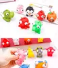 Big Eye Pop Out Dieren Sleutelhanger Fidget Speelgoed Knijp Stress Relief Zintuiglijk Handspeelgoed Bureau Pops Bulk Speelgoed