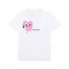 2023 Streetwear Mens Designer T Shirts Palms Womens Angels T-shirts Fashion Graphic Tee Short Hidees High Street Loose Letter Printing T Shirt Topps Size S-2XL