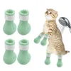 Gato trajes anti-risco conjunto de lavagem banho gatos botas protetor corte mordida pet unhas suprimentos para sapatos pés