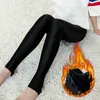 Thick Shiny Winter Leggins Fleece Warm Sexy Velvet Leggings Fashion Slim Pants Lady Casual Black High Waist Push Up Clothing