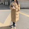 Frauen Unten Plus Größe Lose Übergroßen Mantel Lange Baumwolle Gefütterte Winter Jacke Frauen 2023 Femme Verdicken Warme Puffer Parkas