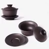 Teegeschirr Sets Chinesische Tasse Tee-Set Topf Zubehör Service Gaiwan Wasserkocher Infuser Luxus Porcelanato Haus Und Garten YX50TS