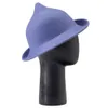 BeanieSkull Caps Women Girls Halloween Peaked Cap Purple Satin Witch Cosplay Hat Party Costume Accessory 231013