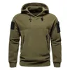 Herrjacka vattentät jacka utomhus hoodie vinterjacka mjuk skal fleece hoodie vindbrytare jacka