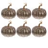 Dekorativa blommor 6 PCS Simulering Foam Pumpkin Dining Table Decor Party Decors Hanging Decoration Ornament Pumpkins Pendants Foams