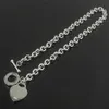 Design Man Women Fashion Necklace Pendant Chain Necklace S925 Sterling Silver Key Return to heart love brand Pendant Charm With Bo282i