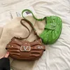 2023 printemps nouveau chignon plissé boulette personnalisé Ins mode une épaule sous les bras sac avancé sens tendance bandoulière 5783