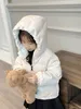 winter kids girl white duck down coat toddler boys thick warm down jacket Children Hooded Outwears clothes