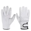 Five Fingers Gloves Work gloves sheepskin leather workers work welding safety protection garden sports motorcycle driver wearresistant 231013