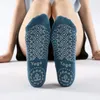 Party Favor Women Dreattable Handduk Bottom Yoga Socks Silicone Non-Slip Bandage Pilates Sock Ladies Ballet Dance Fitness Workout Cotton Socks