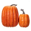 Flores decorativas 7 piezas de calabazas artificiales simulación de calabaza de Halloween Acción de Gracias otoño cosecha decoración manualidades hogar DIY ornamento