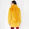 Pelliccia da donna Pelliccia sintetica Pelliccia sintetica Cappotto da donna Manica lunga Spessa Calda Giacca flurry Cappotto taglie forti Inverno Nero Giallo Rosa Rosso Cappotti di pelliccia Autunno 231013