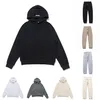 Pull-over hoodies mens kvinnor designers hoodie byxor vinter varma man cottons grafiska svart 1977 7 essentialhoodies essentialclothin220j