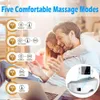 Massager Eye 4D Smart Air Bag Vibration Massager Eye Care Instrumen Ogrzewanie Bluetooth Muzyka łagodzi zmęczenie i cienie 231013