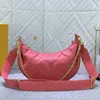 Designer Moon Clutch Bags Fashion Women Shoulder Bags Quilted Cow Leather Crossbody Bags Embossed Letter Evening Bags Pink Handbags Messenger Bag Wallet Purse Lady