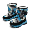 Bottes Bota plate-forme enfant botte de neige hiver décontracté garçon coton chaussure chaude fille botte en peluche bottine en coton botte enfant botte fille chaussure 231013