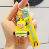 Kawaii Bulk Anime Carkelain Doll Carm Charm Key Pierścień Hurtowa w luzie Śliczne para studenci Spersonalizowane kreatywne walentynki Prezent 5 Style A11dhl