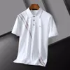 New Luxury Designer Mens Letter Embroidery Polos Tees Shirts For Men Fashion Classical Cotton Hoodie