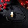 Pendant Necklaces Trendy Semi-precious Stones Charm Necklace For Women Unpolished Gem Rock Quartz Citrine Choker Femme Jewelry