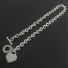 Design Man Women Fashion Necklace Pendant Chain Necklace S925 Sterling Silver Key Return to heart love brand Pendant Charm With Bo282i