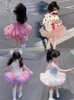 Skirts Baby Girls Tutu Skirt Fluffy Children Ballet Kids Pettiskirt Baby Girl Skirts Infant Ball Gown Princess Tulle Party Dance Skirts 231013