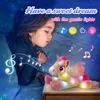 Plush Light - Up toys Rainbow LED Plush Toys Musical Throw Pillows Unicorn Lullaby Soft Stuffed Animals Birthday Gift for Kids Girls Luminous Toy 231013