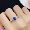 Women Jewelry Wedding Rings Pigeon Egg Red Corundum Imitation Emerald Sapphire crystal Cross Twisted zircon diamond Open Ring Girlfriend birthday gift