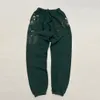 Najwyższej jakości spodnie polar grube vintage Wahsed Men Men Pants