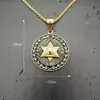 Hip Hop Acciaio inossidabile Illuminati Eye Annuit Cceptis Novus Ordo Seclorum Collane con ciondolo massonico per uomo Rapper Jewelry331Q