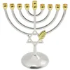 Świecowe uchwyty na dekoracje ślubne stoły tabletop świety pojemnik na tealight Desktop Party Menorah