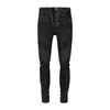 Men's Jeans New Arrivals Luxury Designer Denim Purple Jeans Holes Am Trousers Jean Biker Pants Man Clothing Tiger