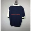 23FW Diseñador Carta Impresión Camiseta Sudadera Moda Verano Pintado Camisa de manga corta Transpirable Hombres y mujeres Cuello redondo T Camisa de polo de manga corta
