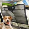 Dog Carrier Car Isolation Net Pets Safety Adjustable Back Seat Trunk Barrier Mesh 115x62CM