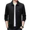 Chaquetas para hombres Chaqueta 2023 Línea de otoño Single Breasted Color Sólido Capa delgada Moda Casual Short Cardigan Wear