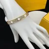 Fashion Gold Full Diamond Bangle Luxury Designer Armbänder Ladies Party Hochzeitsgeschenk Schmuck296c