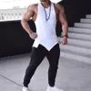 Vêtements de musculation débardeurs hommes Gym Stringer chemise sans manches Fitness débardeur hommes travail gilet Muscle pour hommes 216q