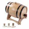 Wine Glasses Wine Pine Barrels Self Brewed Wine Pine Aging Barrels Wooden Beer Barrels for Bar Catering Barbecue Shop 231013