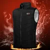 Men's Vests Men Autumn Winter Heating Cotton Vest 9/13 Areas Heated Vest Women Outdoor Camping Thermal Winter Warm Jacket Waistcoat 231013