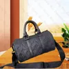 Sac de créateur Sacs à bandoulière en cuir gaufré vieilles fleurs Keepalls Nano sac de voyage sacs fourre-tout de mode qui peuvent être portés ou croisés portés à la main ou en bandoulière Sacs 25 cm