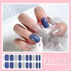 Ins High Gloss Aurora Cat's Eye Korean UV Semi Cured Semi Baked Gel Nail Patch Second Nail Patch