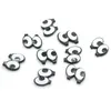 Kwiaty dekoracyjne 50/100pcs pary plastikowe kreskówkowe oczy Toy Googly Cabochon Flat Back Bow Expellishment Hair Center 3 15 17 mm