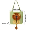 Переноски для кошек, парусиновая сумка на плечо для маленьких собак, кошек, милые переносные переносные переноски в форме льва