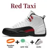 Jumpman 12 Cherry 12s Mens 농구화 블랙 늑대 회색 빨간 택시 화려한 오렌지 플레이 오프 하이 로열티 블랙 대학교 블루 트위스트 필드 보라색 스포츠 운동화