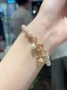 Designers för kvinnor Pearl Armband Women's Copper High Edition Fashion Versatile Trend Luxury Jewelry Valentine's Day