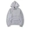 Erkek hoodies marka erkek moda üstleri sonbahar düz renkli kapüşonlu sweatshirt moda gündelik erkek